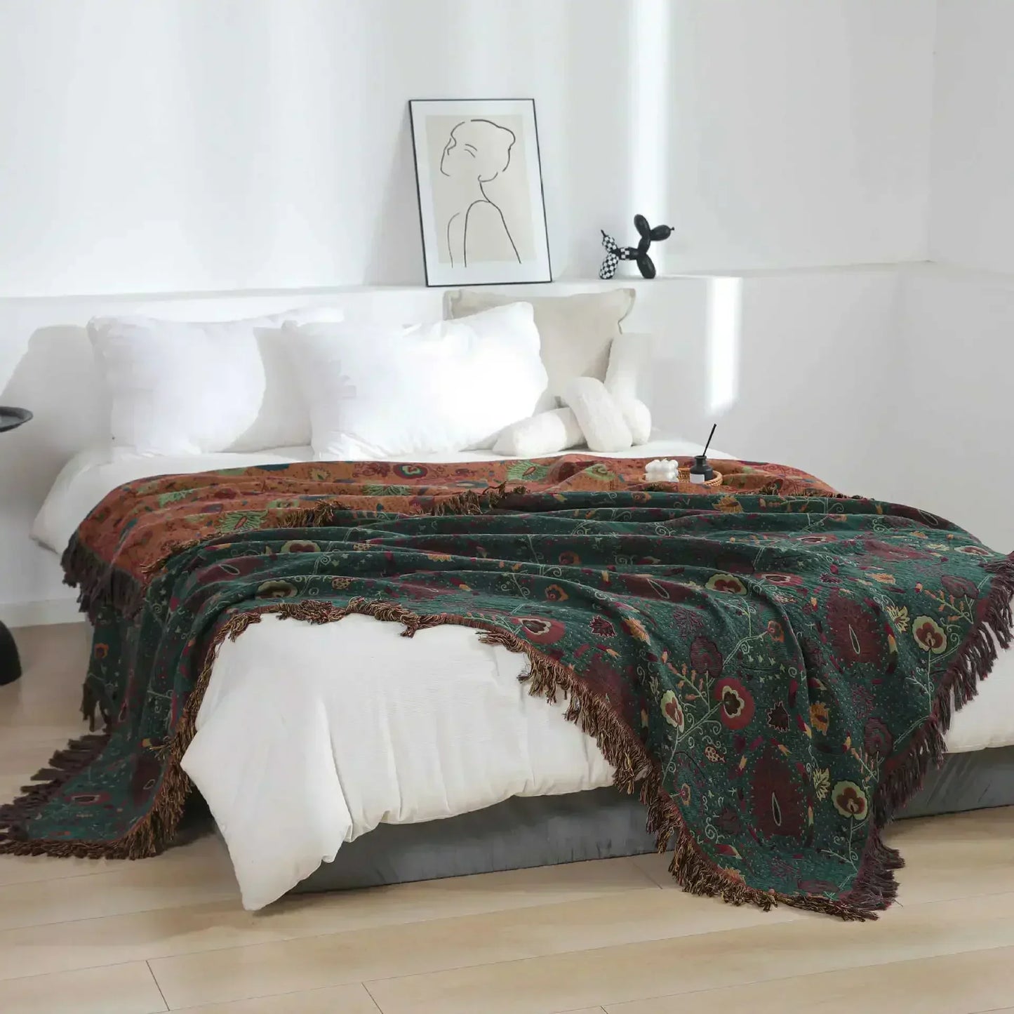 Summer Cotton Blanket and Throws Home Decoration Nap Blanket Bedspread on the Bed Cooling Quilt Large Bed Cover Boho Sofa Towel