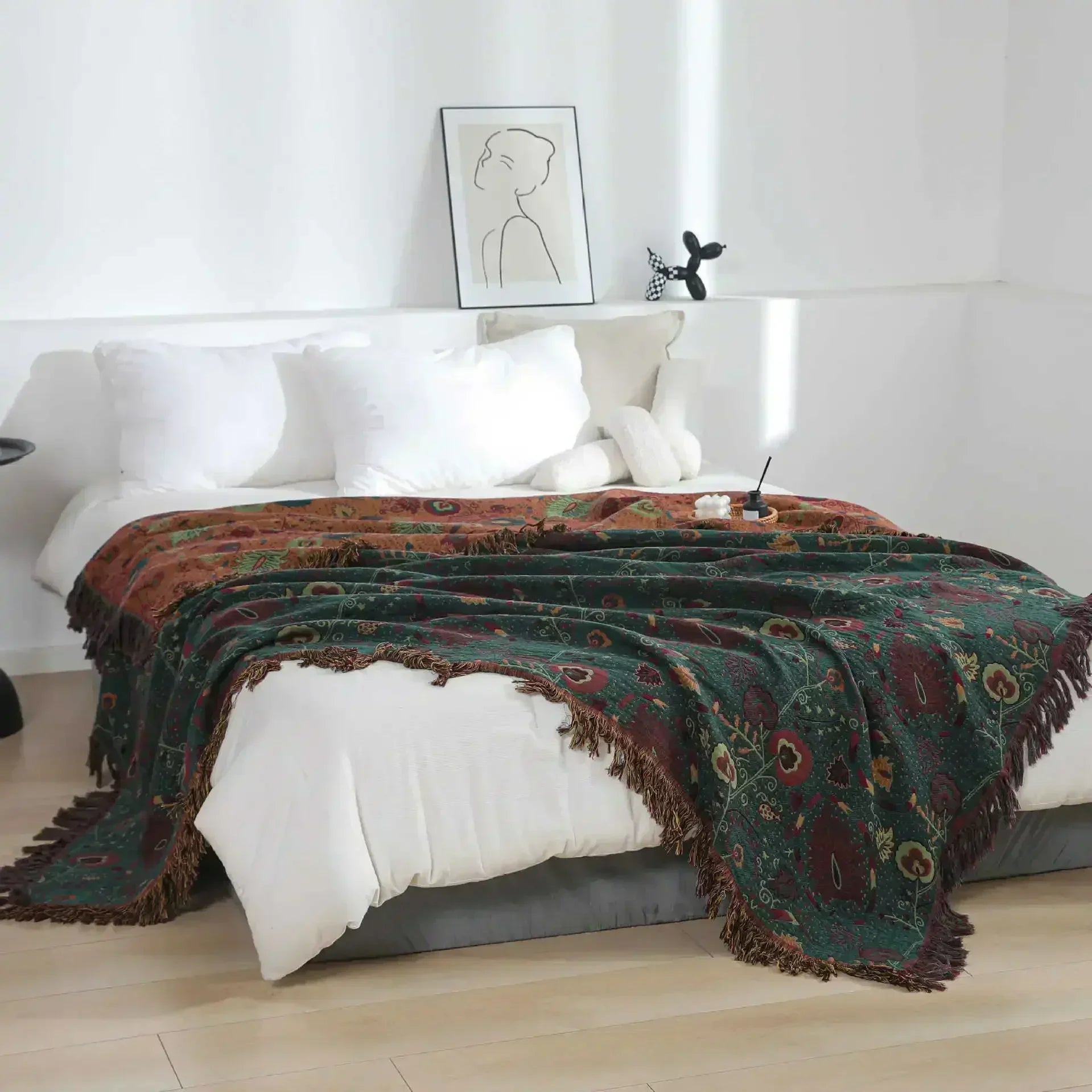 Summer Cotton Blanket and Throws Home Decoration Nap Blanket Bedspread on the Bed Cooling Quilt Large Bed Cover Boho Sofa Towel
