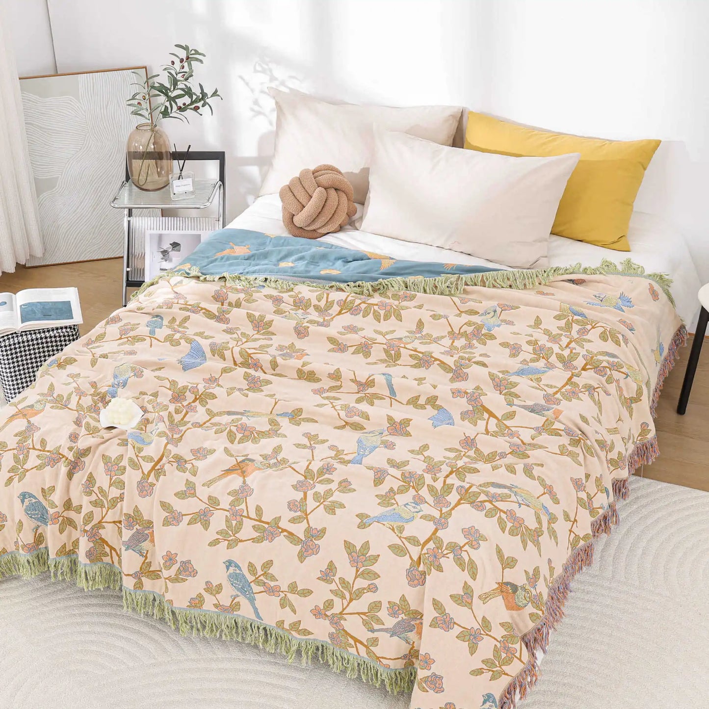 Summer Cotton Blanket and Throws Home Decoration Nap Blanket Bedspread on the Bed Cooling Quilt Large Bed Cover Boho Sofa Towel