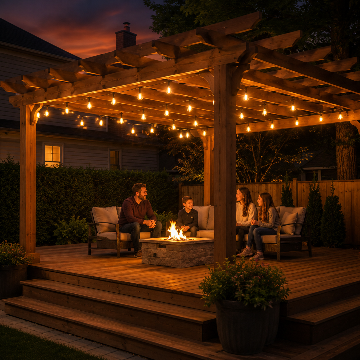 Solar String Lights Outdoor | 100FT Waterproof Edison Patio Lights